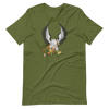 Griffin Short Sleve Unisex t-shirt - Olive / 3XL - Printful Clothing