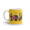 Minifig Banner White glossy mug