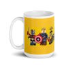 Minifig Banner White glossy mug