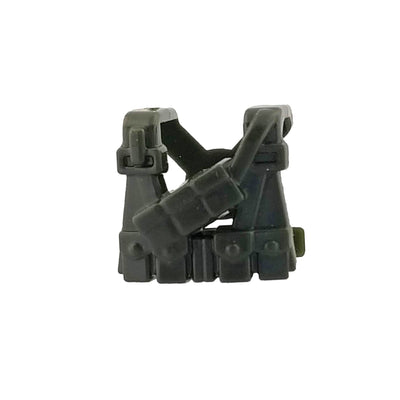 Minifig OD Green Tactical Harness 1 - Vests