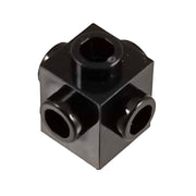 1x1 with 4 Studs on Sides Black (1 each) - Bricks