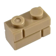 1x2 Masonry Profile Brick Brown (1 each) - Bricks