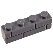 1x4 Masonry Profile Brick DARK GREY (1 each) - Bricks