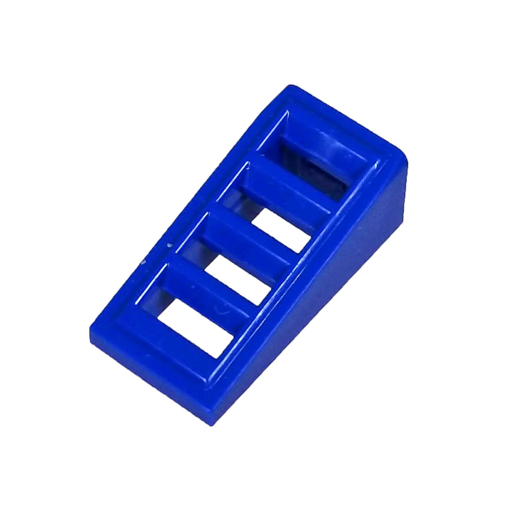 1 x 2 Blue Slope with Grille (1 each) - Bricks