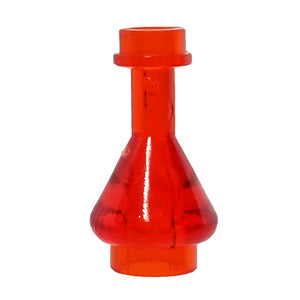 Minifig Red Clear Bottle - Accessories