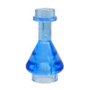 Minifig Light Blue Clear Bottle - Accessories
