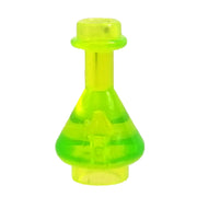 Minifig Light Green Clear Bottle - Accessories