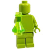 Minifig Light Green Clear Bottle - Accessories