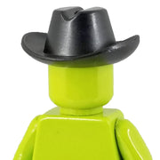 Minifig Black Cowboy Hat - Headgear
