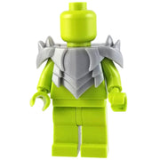 Minifig Silver Horned Plate Armor - Armor