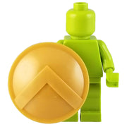 Minifig Gold Spartan Shield - Shield