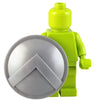 Minifig Silver Spartan Shield - Shield