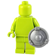 Minifig Silver Buckler Shield - Shield