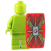 Minifig Red Roman Scutum Shield v1 - Shield