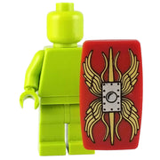 Minifig Red Roman Scutum Shield v2 - Shield