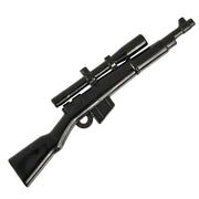 Minifig Sniper Rifle with Scope Black - Rifle