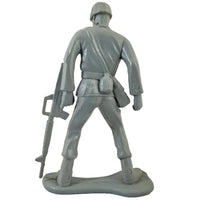 Large Army Soldier Standing with M-16 - Grey - Collectable