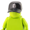 Minifig Black Patrol Cap with Logo - Headgear