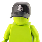 Minifig Black Patrol Cap with Logo - Headgear