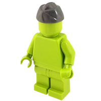 Minifig Military Garrison Cap - Dark Grey - Headgear