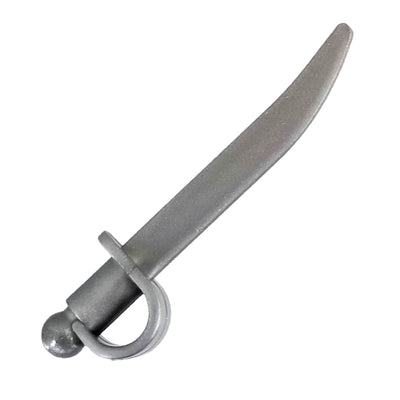 Minifig Cutlass Sword Grey - Sword