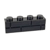 100 Brick Pack 1x4 Masonry Profile Brick BLACK - Bricks