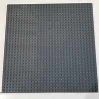Minifig 32x32 Dots Building Block Baseplates - Dark Grey - Baseplate