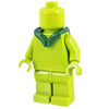 Minifig Green Neck Hood - Headgear