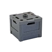 Minifig 3x3x3 Dark Gray Crate - Accessories