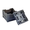 Minifig 3x3x3 Dark Gray Crate - Accessories