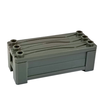 Minifig Medium Crate Dark Green - Accessories