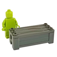 Minifig Medium Crate Dark Green - Accessories