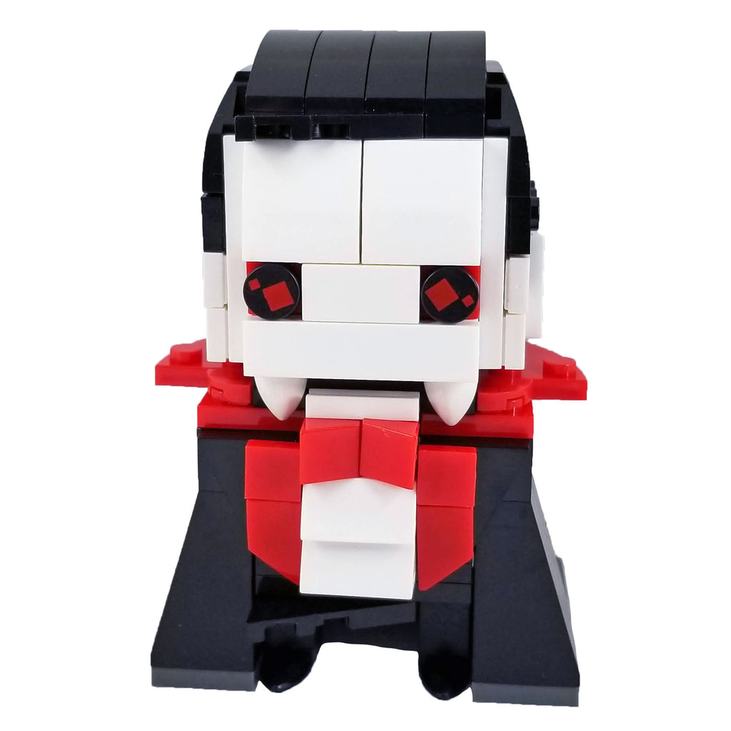 Brick Block Head Dracula - Buildable Figure
