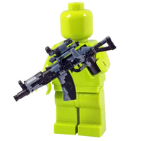 Minifig Toy Commando CAMO Assault Rifle - Machine Gun