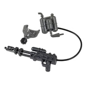 Minifig Gray Flamethrower Kit - Heavy Weapon