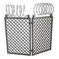 Minifig Chain Link Fence - Dark Grey - Dioramas