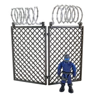 Minifig Chain Link Fence - Dark Grey - Dioramas