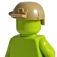 Minifig Tan Ballistic Helmet - Headgear