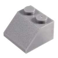 2x2 /45 Degree Roof Tile Bricks GREY (1 each) - Bricks