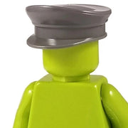 Minifig World War II Officer Visor Crusher Cap Grey - Headgear