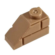 45º Slope 1x2 Masonry Profile Brick Brown (1 each) - Bricks