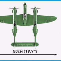 COBI World War II Lockheed P-38H Lightning (545 Pieces) - Airplanes