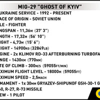 COBI MiG-29 Ghost of Kyiv - Airplanes