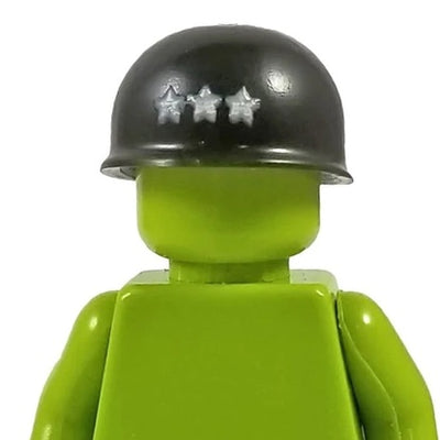 Minifig World War II American 3 Star General Helmet - Headgear