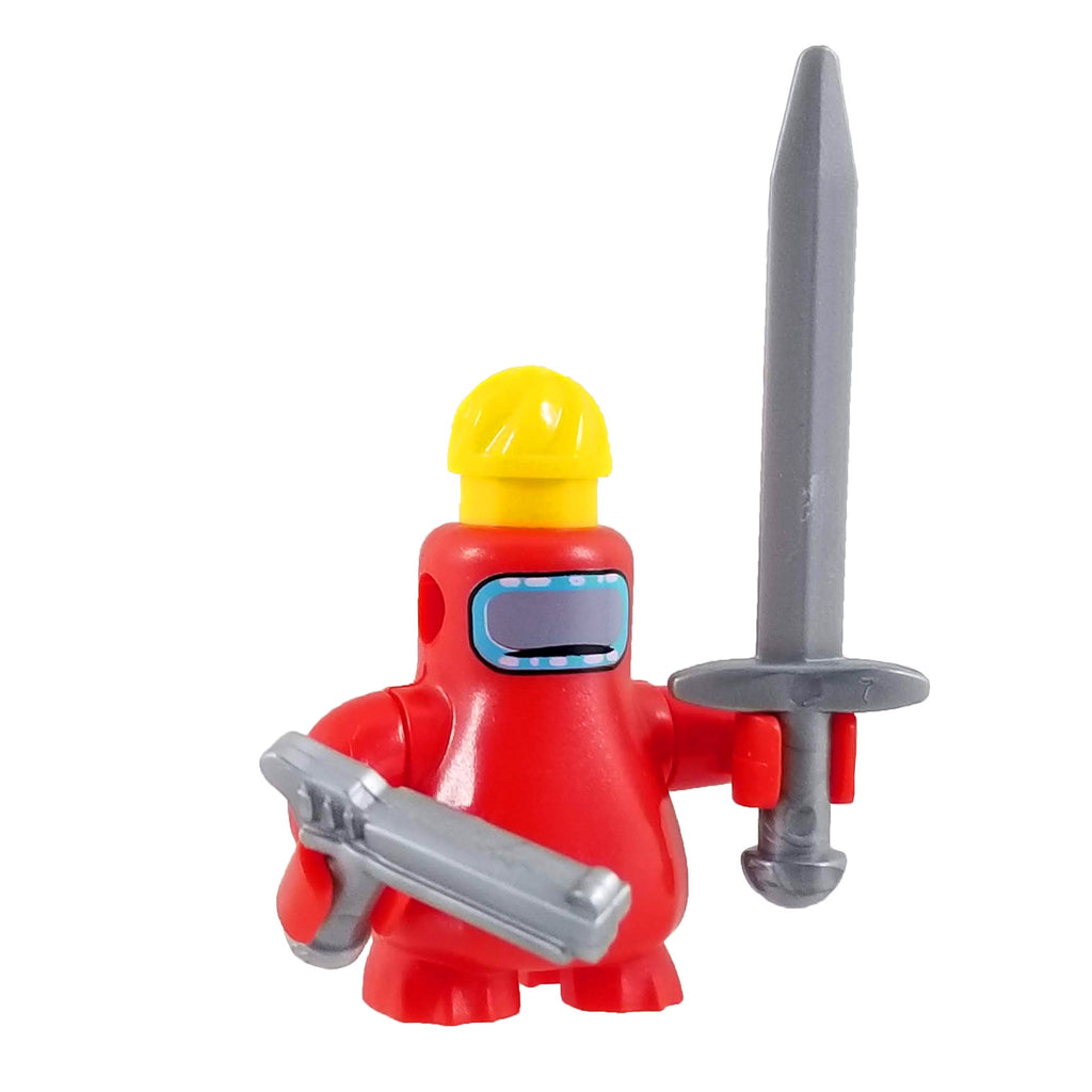 Minifig Among Us Red v1 - Minifigs