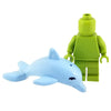 Minifig Blue Dolphin - Minifigs