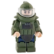 Minifig Explosive Ordnance Disposal (EOD) Suit OD GREEN - Minifigs