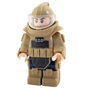 Minifig Explosive Ordnance Disposal (EOD) TAN - Minifigs