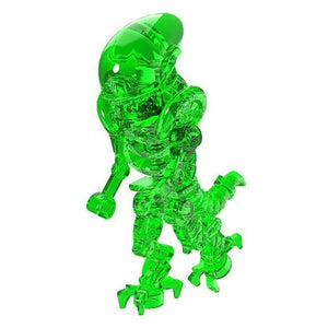 Minifig Tall Alien Translucent Green - Minifigs