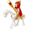 Minifig White Skeleton Magician and Horse - Minifigs